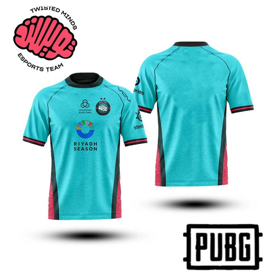 PUBG Esports Club Twisted Minds 2025 Джерси Униформа PUBG Профессиональная тренировка лиги Быстросохнущий топ Подарок фанатам Футболка на заказ Футболки и майки
