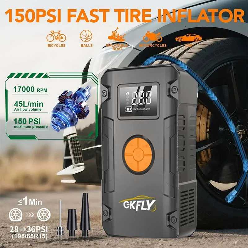 Фотография №2 товара 4 в 1 4000A Jump Starter Power Bank 150PSI воздушный