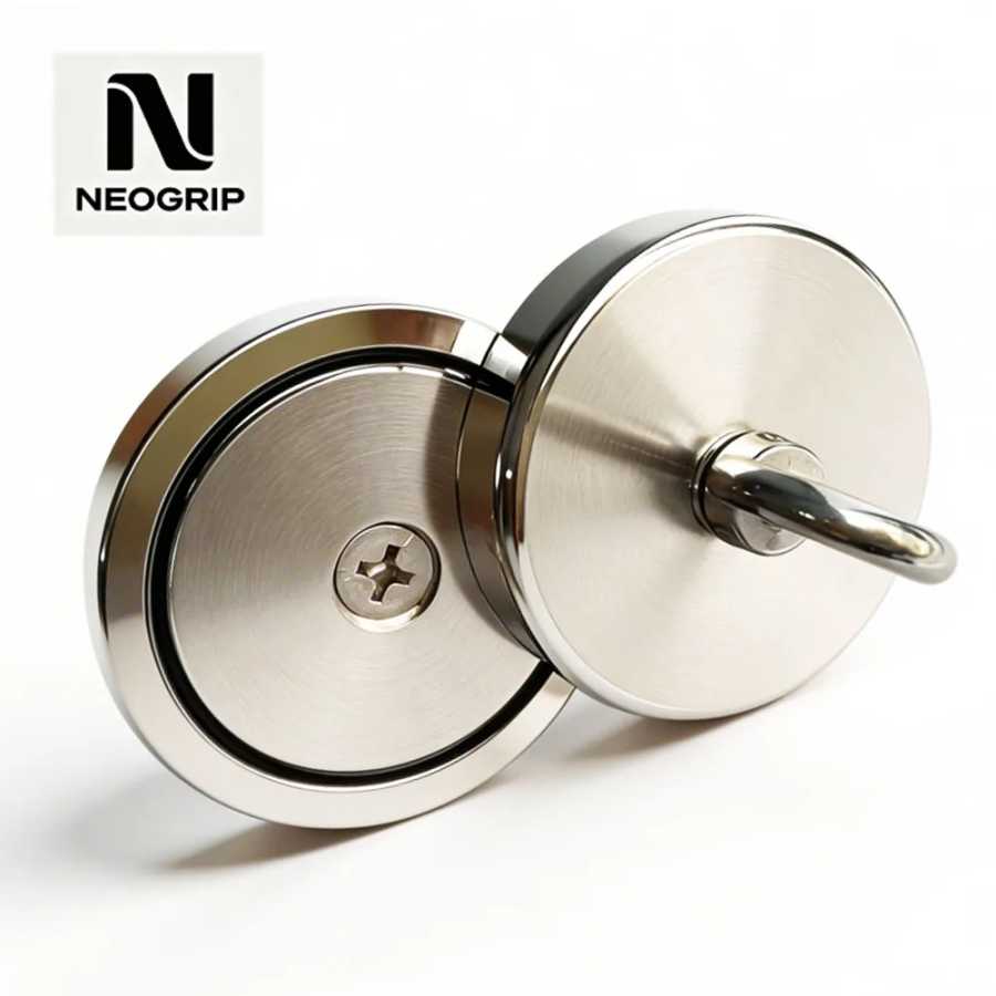 Магниты для рыбалки NEOGRIP Super Powerful Magnet: неодимовые поисковые магниты с креплением-болтом для поиска на озере и магнитных работ Крепеж и скобяные изделия