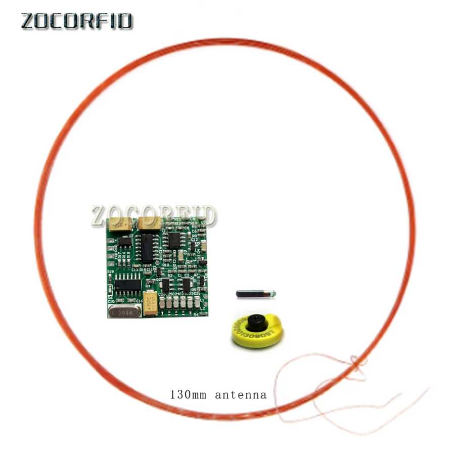 134,2 кГц RFID AGV модуль считывания тегов животных на большие расстояния TTL интерфейс ISO11784/85 FDX-B Доступ к автоматизации здания