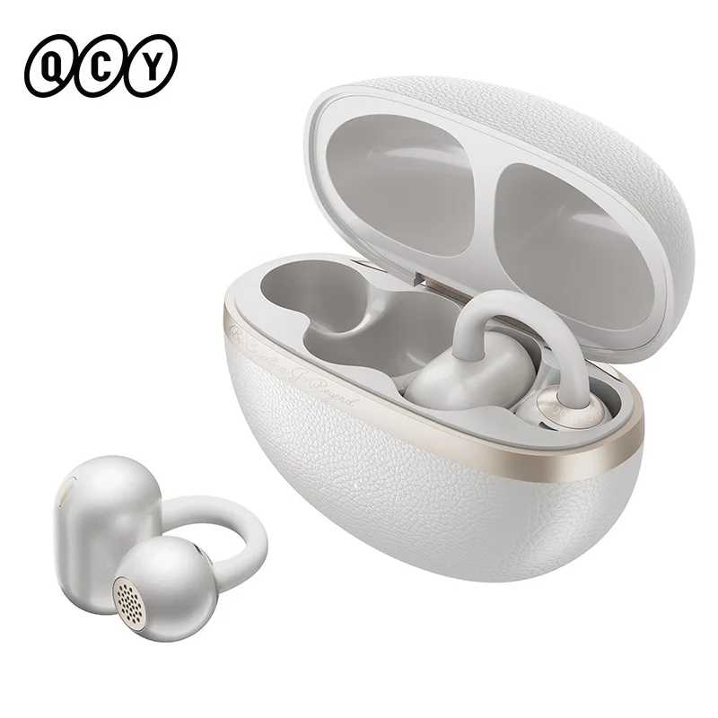 QCY Crossky C50 CT06 Наушники-вкладыши с клипсой Bluetooth 6.0 Драйверы с двумя магнитами и открытым ухом Гарнитура с усилением басов 4 микрофона AI Clear Calls 35H IPX5 Портативное аудио и видео