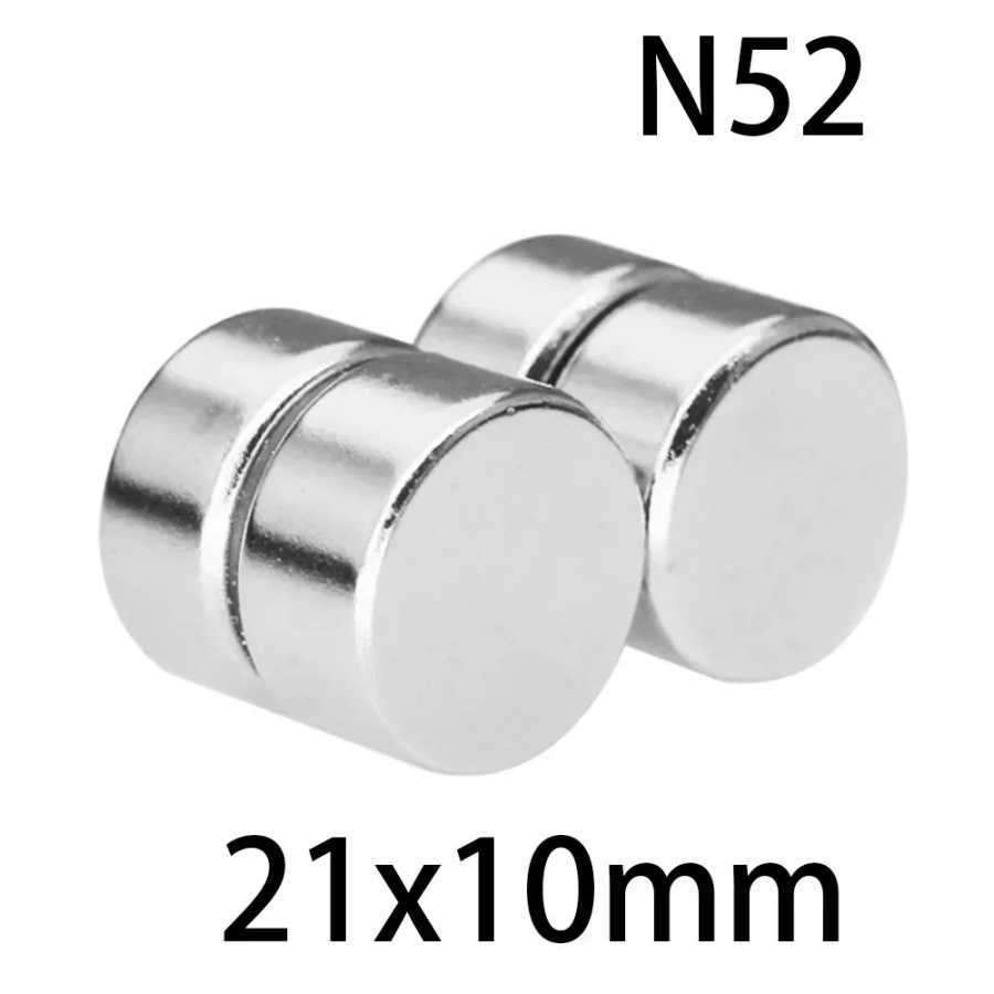 Фотография №2 товара Неодимовые магниты N52 20x10, 21x10, 30x10 круглые для холодильников, электровелосипедов,