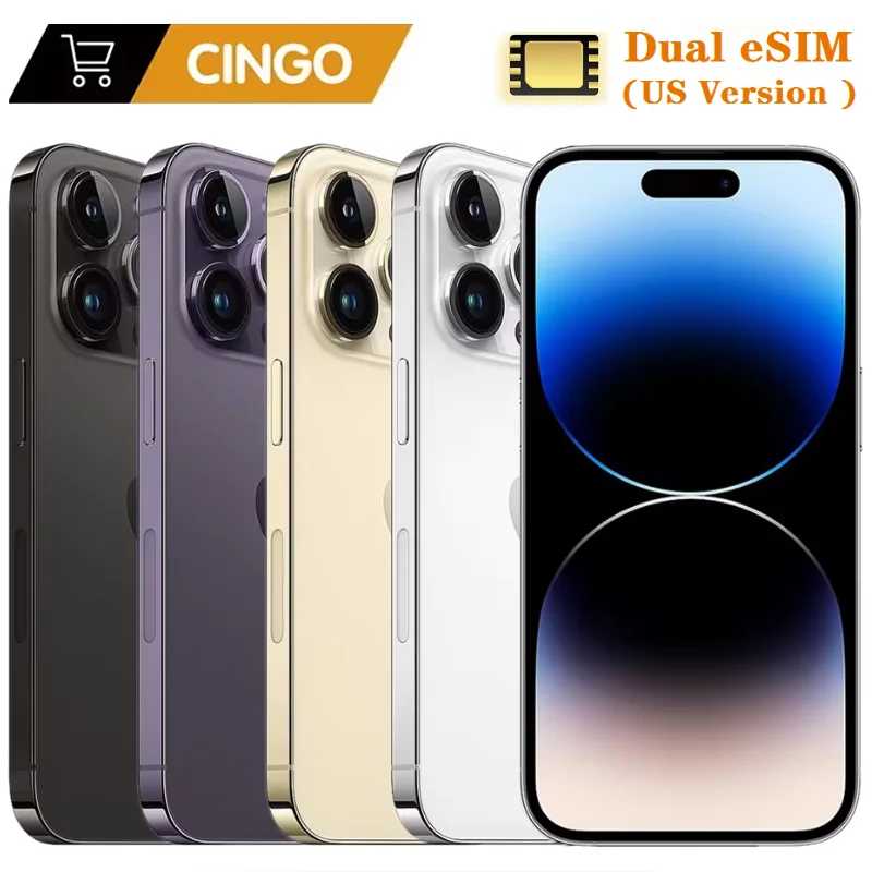 Разблокированный б/у мобильный телефон Apple iPhone 14 Pro / Pro Max 128 ГБ 256 ГБ ПЗУ 6 ГБ ОЗУ Dual eSIM Face ID NFC A15 iphone 14pro 14pro max Б/У и восстановленные телефоны