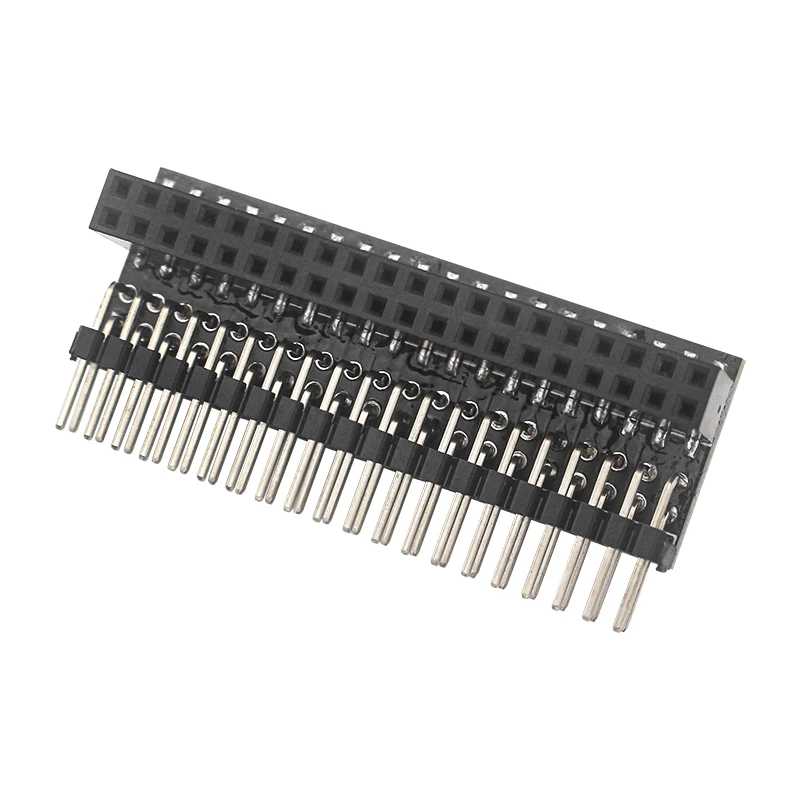 Фотография №5 товара Raspberry Pi 40-контактный удлинитель GPIO, двухрядный удлинитель с прямым углом