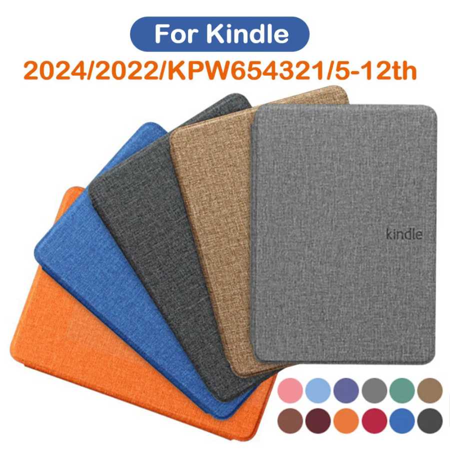 Чехол для Kindle 2024 2022 2021 Paperwhite Colorsoft 1 2 3 5 6 10-го 11-го 12-го поколения 6 6,8 7-дюймовый магнитный чехол в виде ракушки Аксессуары и запчасти для планшетов