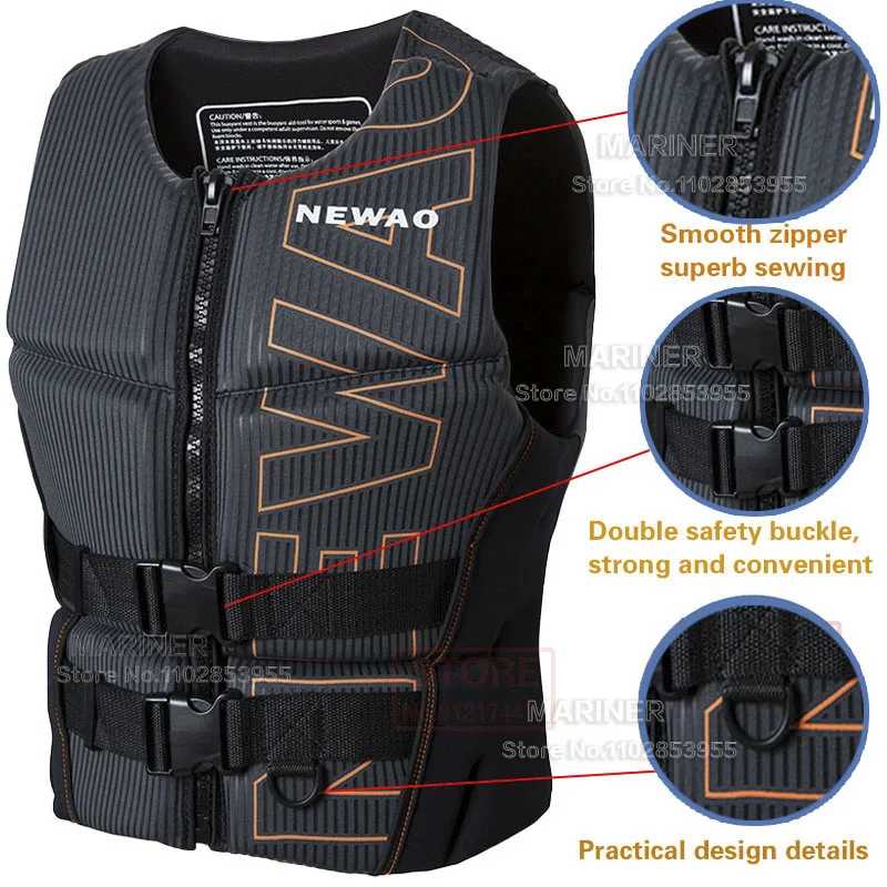 Фотография №2 товара Ударный жилет Wakesurf Comp Vest CE одобренный неопреновый спасательный жилет