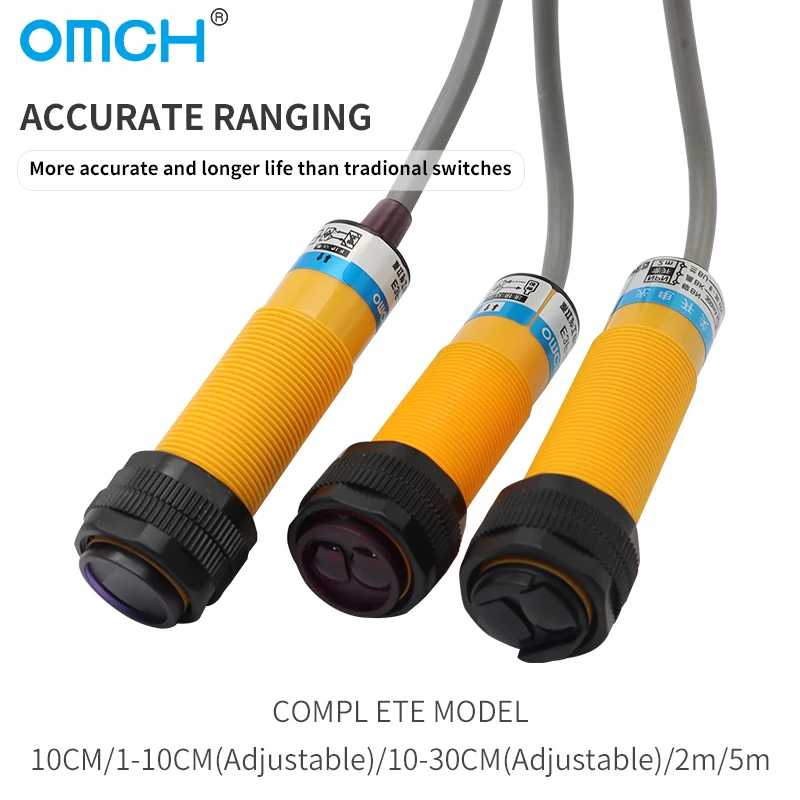 Фотография №2 товара OMCH E3F M18 10 см 30 см 2 м 5
