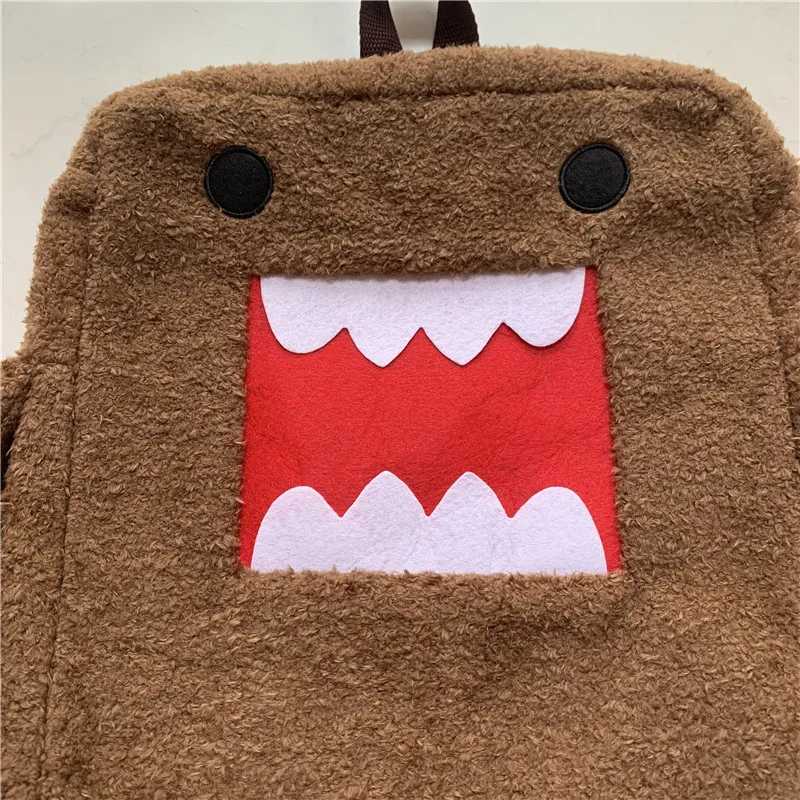 Фотография №3 товара Плюшевый рюкзак Domo Kun для детей, женщин и мужчин, милые
