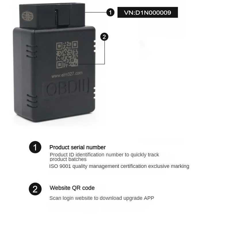 Фотография №3 товара Автомобильный диагностический сканер OBD2, совместимый с Bluetooth, считыватель кодов Elm327