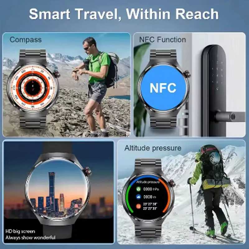 Фотография №4 товара GPS-браслет Спортивные NFC Смарт-часы для IIIF150 Air1 Ультрапрочный телефон в