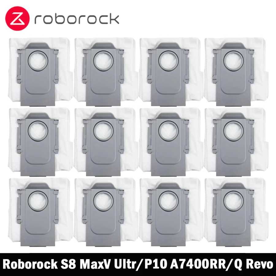 Roborock S8 MaxV Ultra / Q Revo / Q Revo MaxV / Q Revo S / Q Revo Pro / Qrevo Curv / Saros 10, пылесосные мешки для роботов, аксессуары Запчасти для бытовой техники