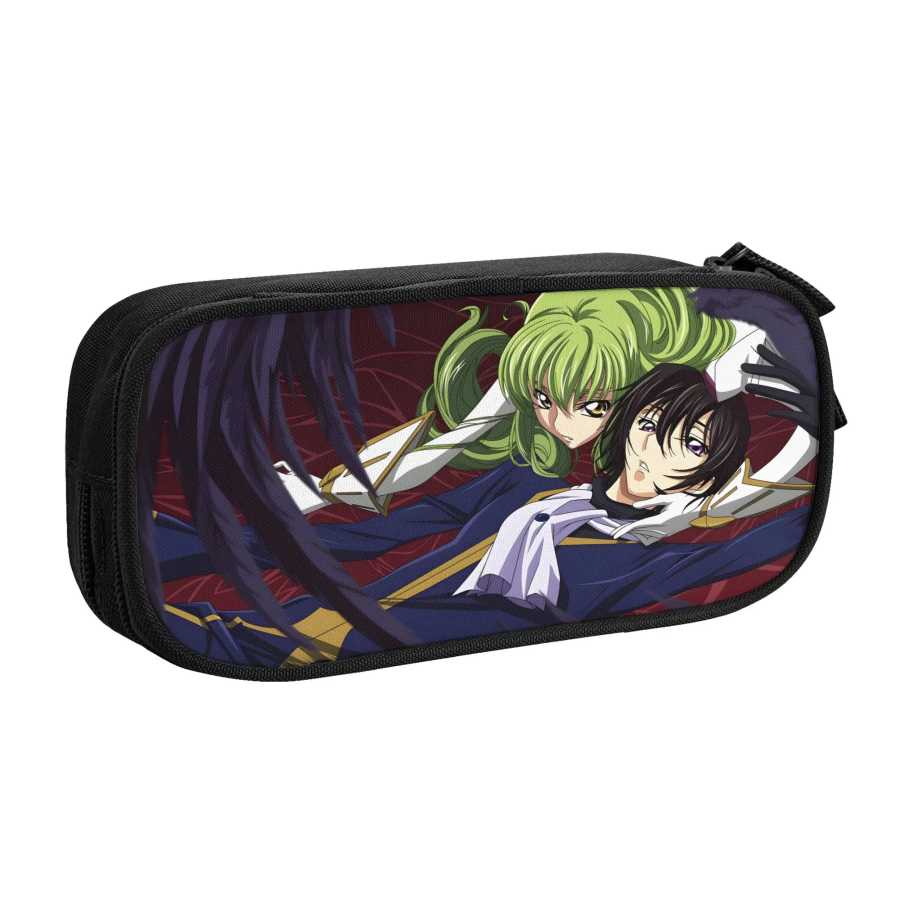 1 шт. пенал Code Geass для студентов, пенал-коробка Zero & Witch, вместительный пенал-косметичка, держатель для ручек Школьные рюкзаки