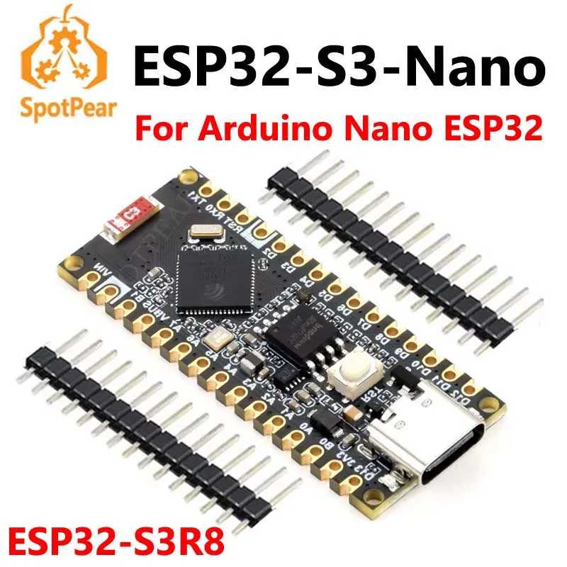 Плата разработки Waveshare ESP32-S3-Nano на базе ESP32-S3R8 для Arduino Компьютерные комплектующие