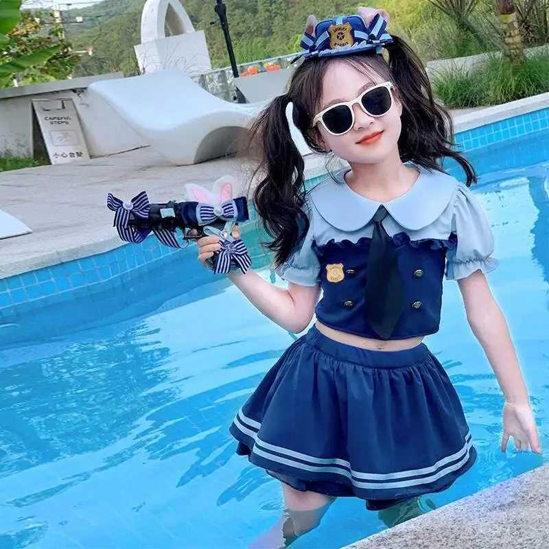 Фотография №1 товара Горячая новинка: летний раздельный купальник Sanrio Sweet Girl с коротким