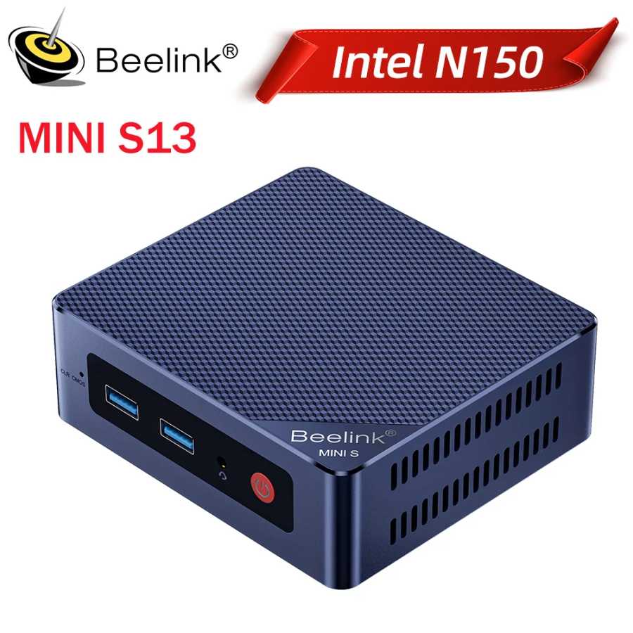 Beelink Mini S13 Twin Lake N150 16G 500G S12 Pro Intel 12th N100 Mini S/S12 Intel N5095/N95 DDR4 Настольный компьютер с Windows 11 Мини-ПК