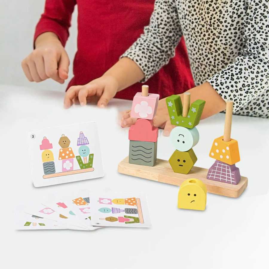 Деревянные бусины, игрушка, геометрическая форма, игра на совпадение, дошкольная обучающая игрушка на день рождения Обучение и образование