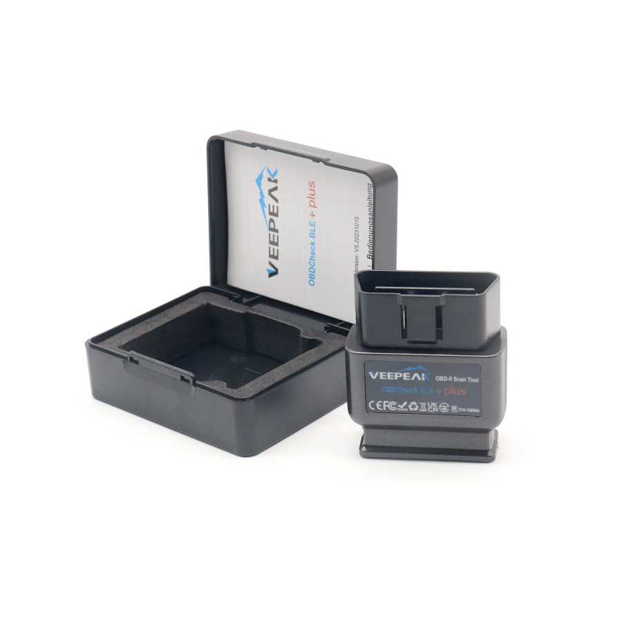 Фотография №4 товара Veepeak OBDCheck BLE + Bluetooth OBD2 сканер автомобильный диагностический считыватель