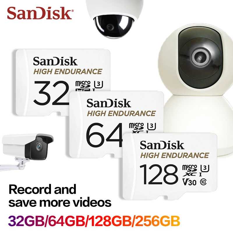 Фотография №5 товара Оригинальная карта памяти SanDisk High Endurance Micro SD MicroSDHC 32GB