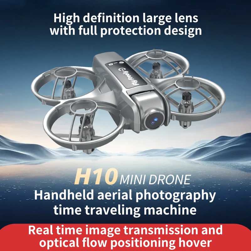 Фотография №1 товара НОВЫЙ мини-дрон H10, профессиональный 4K HD аэрофотосъемка, самолет с дистанционным