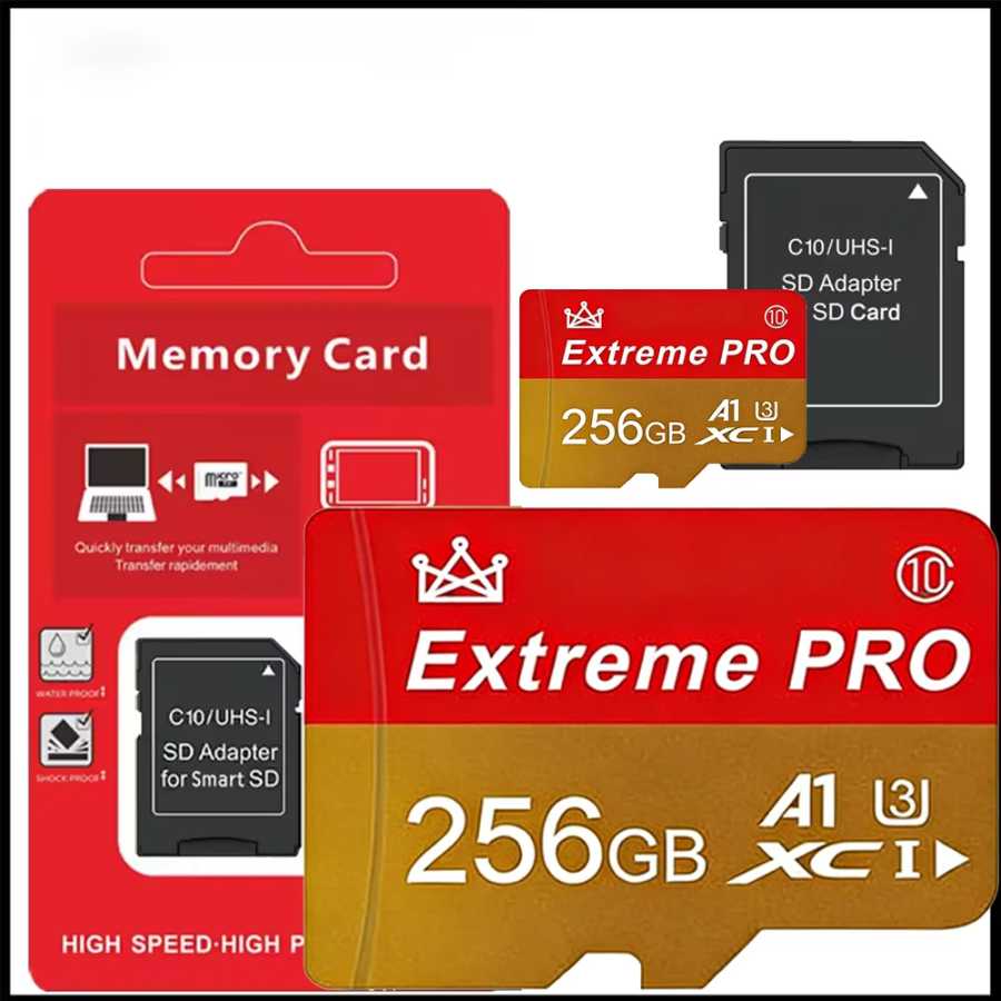 Фотография №3 товара Карта памяти SD 64GB 128GB 256GB 512GB Micro TF SD