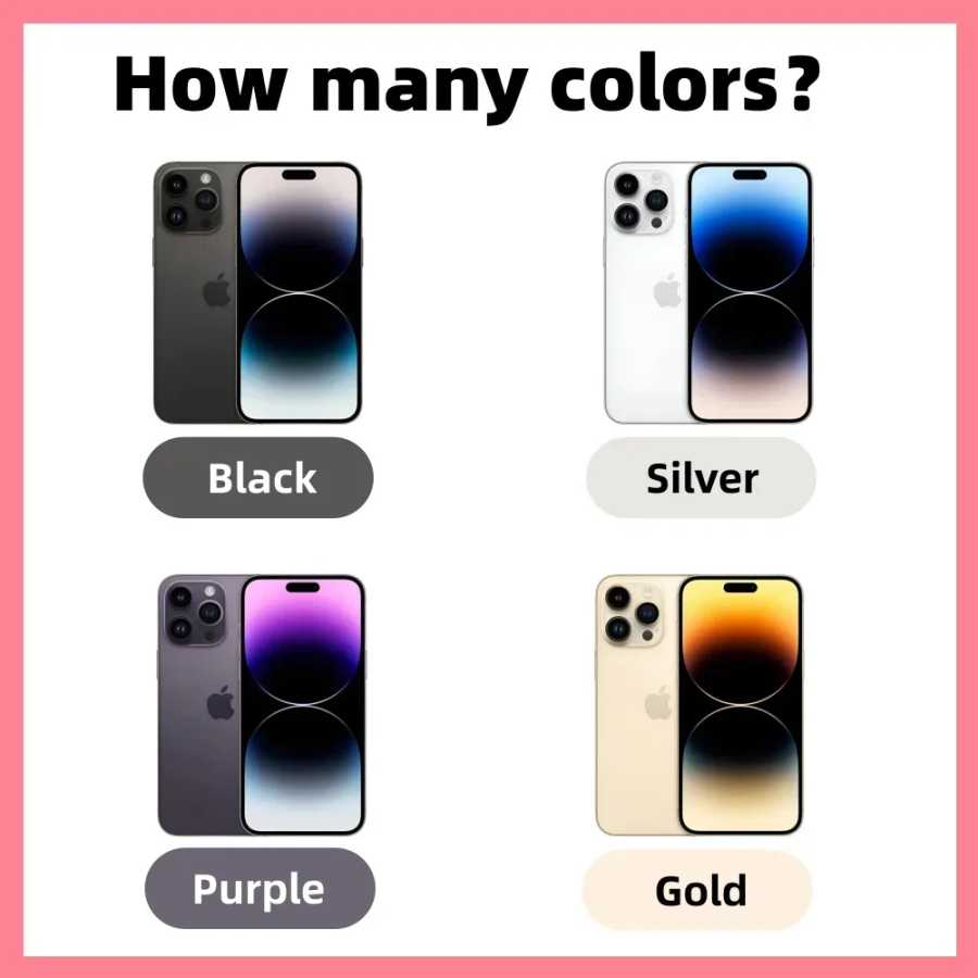 Фотография №4 товара Оригинальный Apple iPhone 14 Pro 128GB/256GB/512GB/1TB, 6.1-дюймовый экран, iOS, процессор