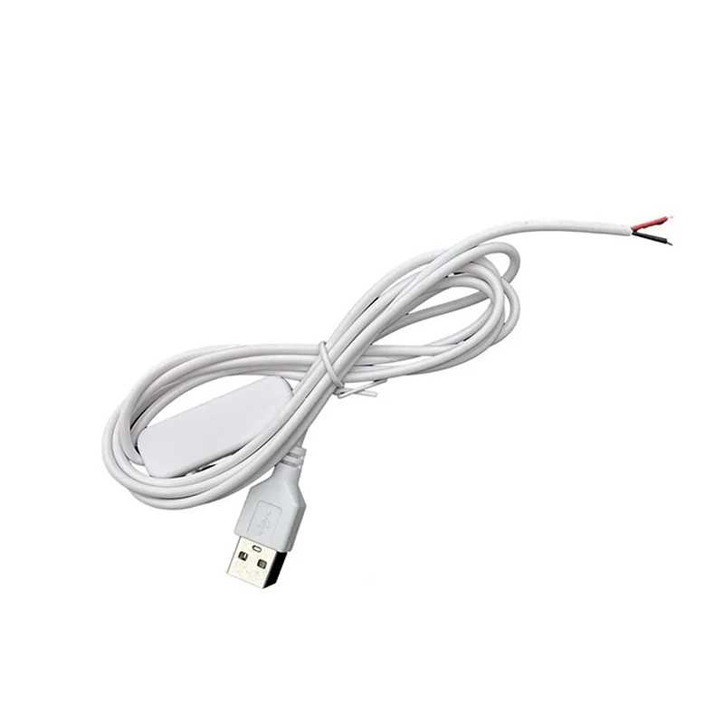 Фотография №4 товара USB-кабель-удлинитель для светодиодных лент, 2-контактный, с выключателем, 5В, для LED-освещения