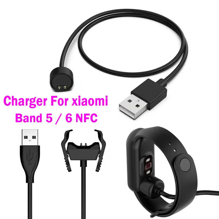 Зарядное устройство для Xiaomi Mi Band 6, 5, 4, Miband 5, 6, зарядный кабель для умного браслета Mi Band 4, 5, USB-адаптер, провод для зарядки Электрика
