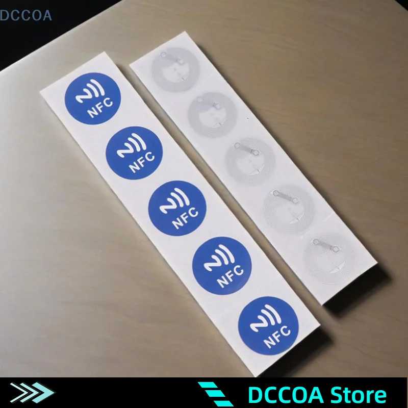 1/20/50 шт. перезаписываемый секретный ключ NFC этикетки наклейки RFID значки этикетка наклейка электронные NFC метки Доступ к автоматизации здания