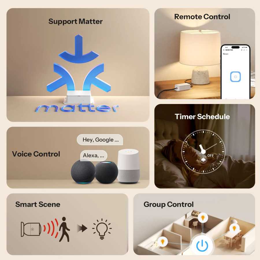 Фотография №1 товара SONOFF BASIC-1GS Matter Over WiFi Smart Switch Basic Gen5 Matter