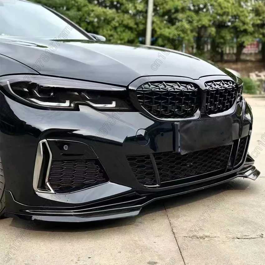 Фотография №2 товара Накладка-сплиттер на передний бампер для BMW 3 серии G20 G21