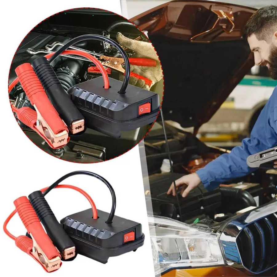 Фотография №4 товара Автомобильный аварийный стартер для Makita, усилитель кабеля, адаптер, преобразователь литиевой