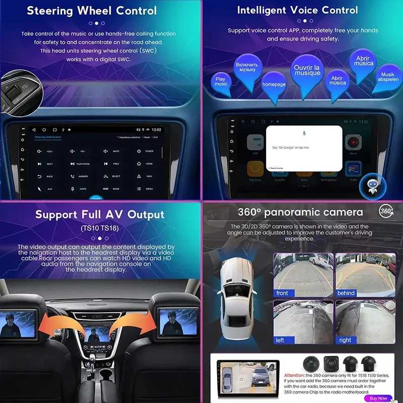 Фотография №5 товара Автомагнитола Android 15 с CarPlay для Renault Twingo 2005-2013: Автомобильный