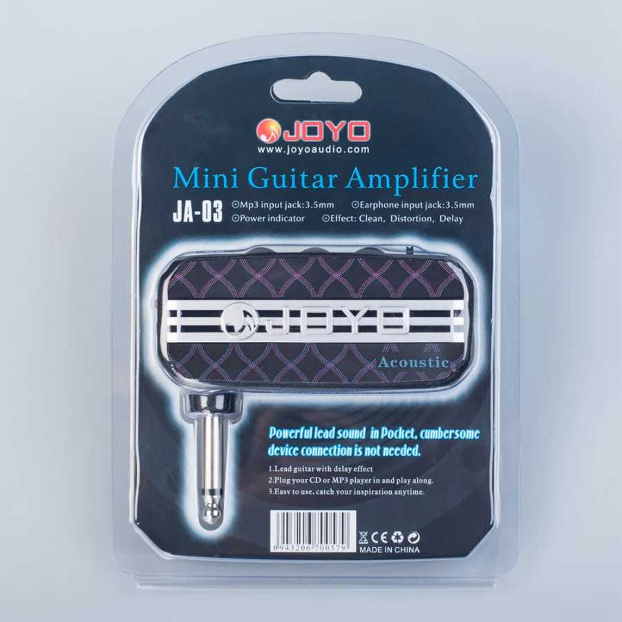Фотография №5 товара Портативный усилитель для бас-гитары JOYO JA-03 с 6 звуковыми эффектами,