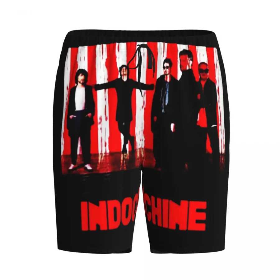 Новые шорты Indochine: мужские пижамные штаны, домашние брюки для сна и отдыха Мужская одежда для сна и отдыха