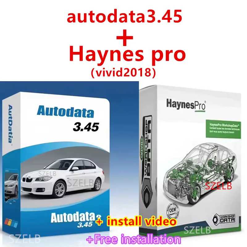 Новейшая версия 2026 Haynes Pro (vivid2018) + Autodata 3.45: ПО для автосервисов Atris Technik Europe 2018 для ремонта автомобилей, бесплатная установка Инструменты для обслуживания автомобилей