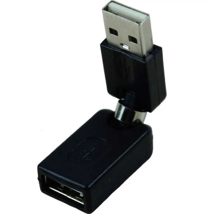Черный удлинитель с углом поворота 2,0 градусов USB 360 папа-USB мама Доступ к автоматизации здания