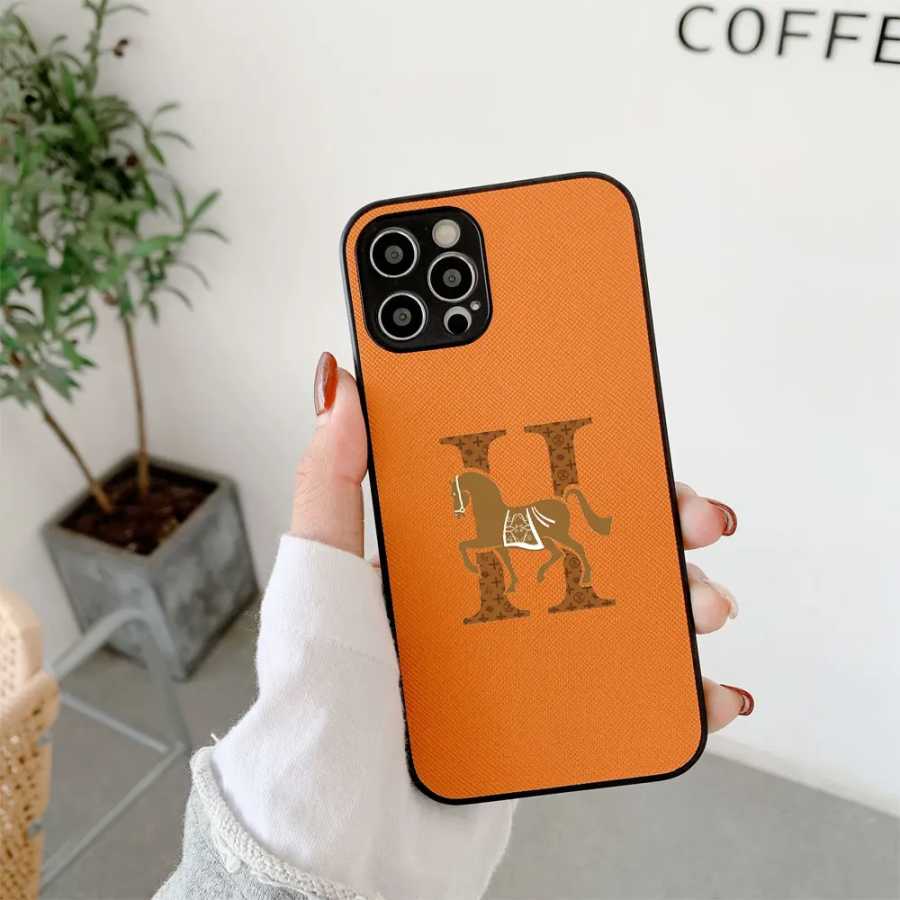 Классический кожаный модный чехол Horse H Cross для Iphone 15 14 13 12 11 Pro Max Mini 7 8 Plus X Xs Xr Max Роскошный чехол для телефона Funda Чехлы и чехлы для мобильных телефонов