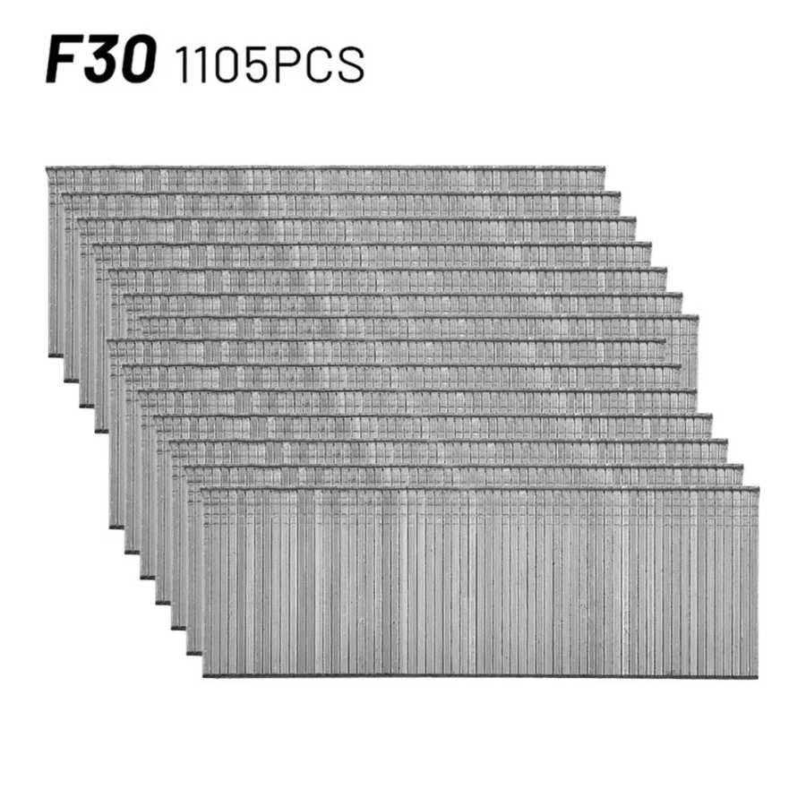 1105 шт. F15/F20/F25/F30, прямые гвозди 10/15/20/25/30 мм для DIY, домашняя садовая мебель, деревообработка Электрические инструменты
