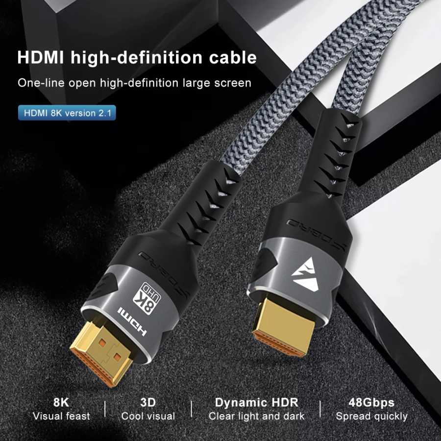 Фотография №3 товара 8K HDMI-совместимый кабель 4K при 120 Гц 8K при 60