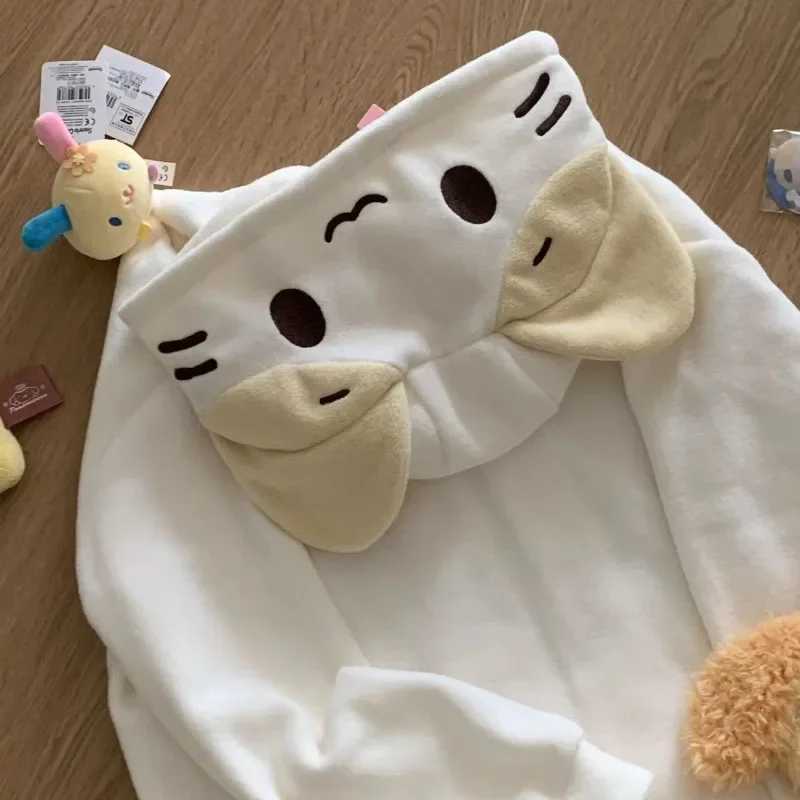 Фотография №2 товара Kawaii стиль Лолита женские флисовые толстовки Cutecore Oversize японский мягкий