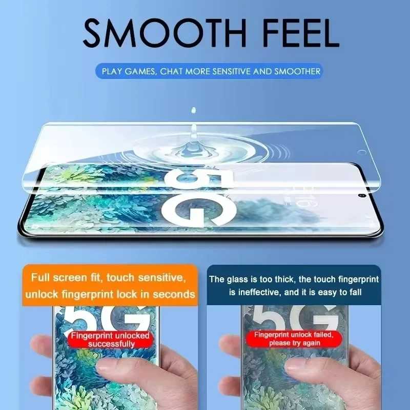 Фотография №3 товара 5 шт. гидрогелевая пленка для Samsung Galaxy S21 S22 S20