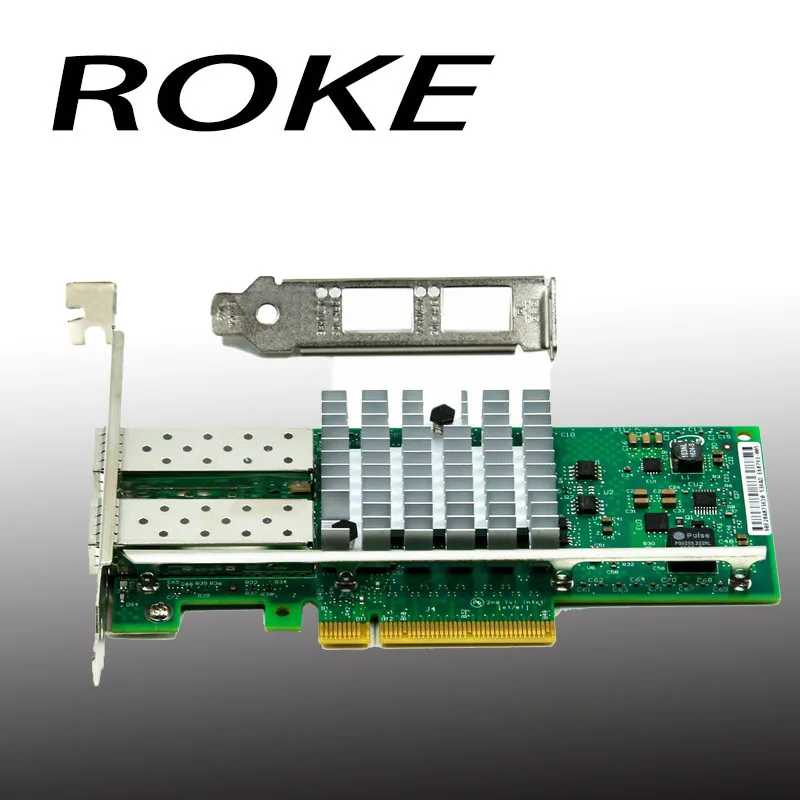 Серверный адаптер Ethernet INTEL X520-DA2 E10G42BTDA 10Gb с двумя портами Сетевое оборудование