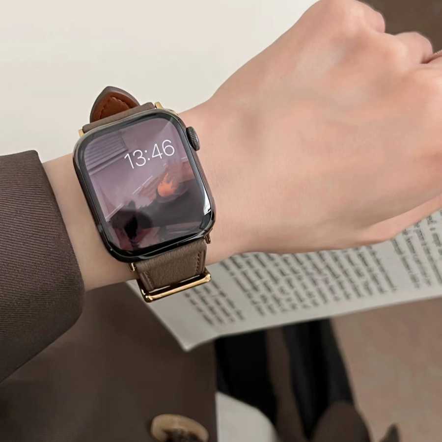 Фотография №2 товара Кожаный ремешок для Apple Watch для женщин Sport Correa 38