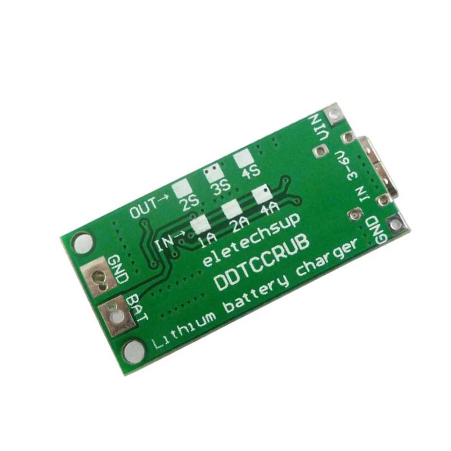 Фотография №5 товара Тип C BMS 2S 3S 4S 1A 2A 4A 18650