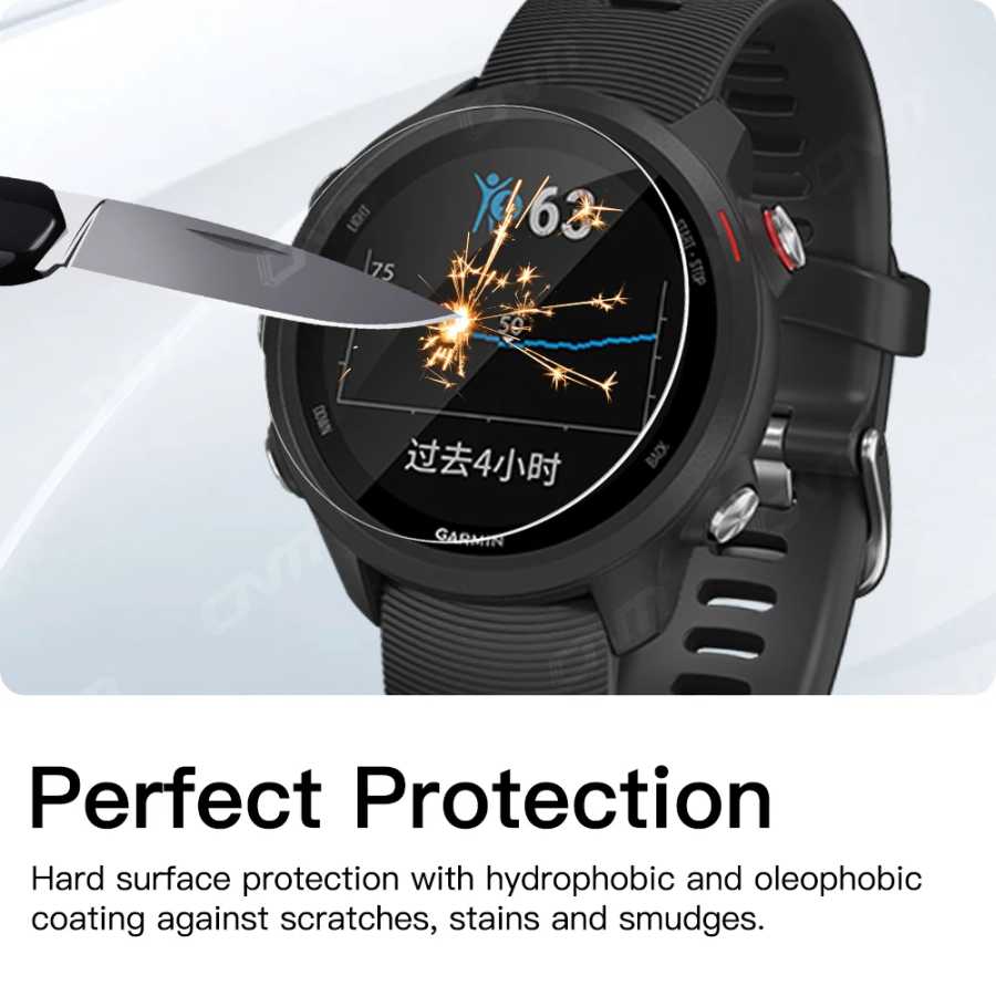 Фотография №2 товара Закаленное стекло 9H для Garmin Forerunner 955 945 255 245