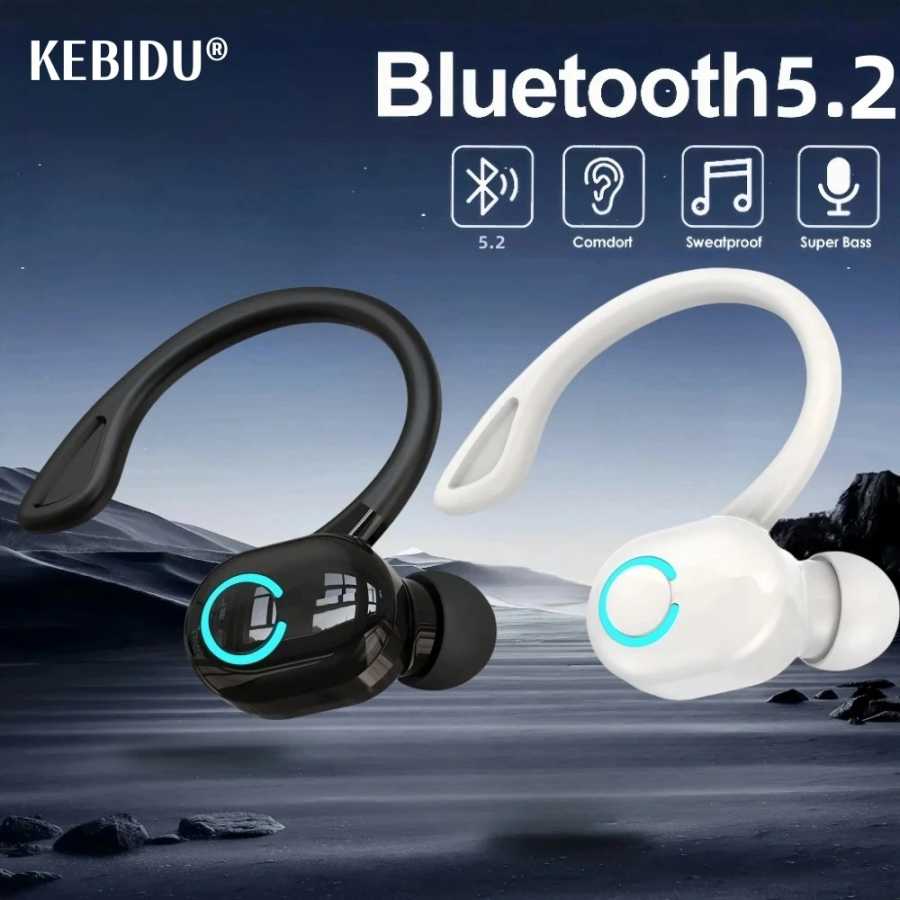Bluetooth 5,2 Беспроводные наушники для бизнеса, мини-HIFI, наушники с шумоподавлением и микрофоном, спортивная игровая гарнитура Портативное аудио и видео
