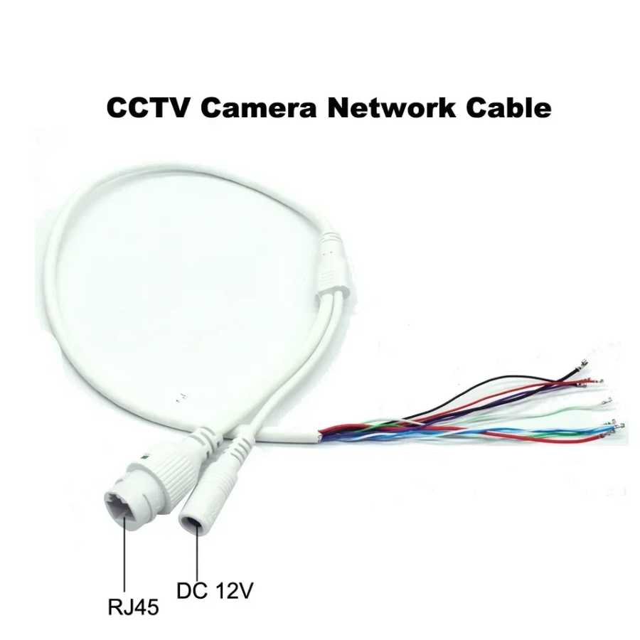 Кабель IP-камеры для сети заменяет кабель RJ45 DC12V CCTV IP Доступ к автоматизации здания