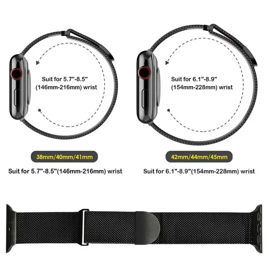 Фотография №5 товара Металлический миланский ремешок для Apple Watch Band Ultra3/2 49 мм