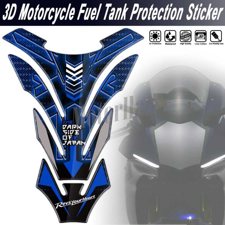 Для R1 R3 R6 XJ6 YZ6 XJR1300 FZ1 fz8 FAZER TZR250 3M мотоциклетная наклейка на бак масло наклейка аксессуары водонепроницаемые Украшения, очистка и защита