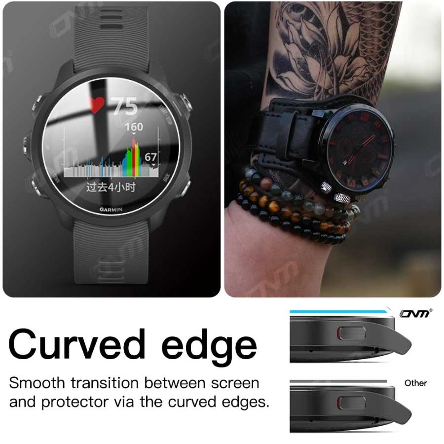 Фотография №3 товара Закаленное стекло 9H для Garmin Forerunner 955 945 255 245